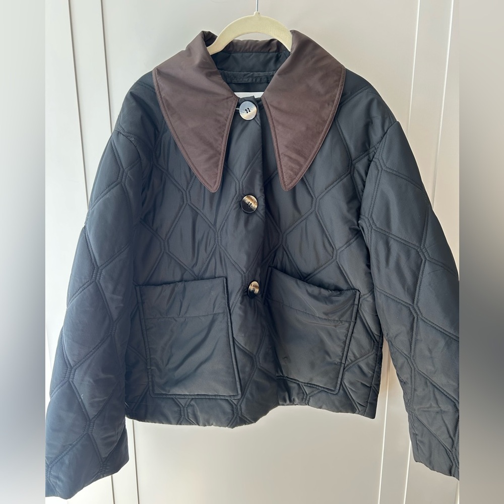 Ganni quilted jacket